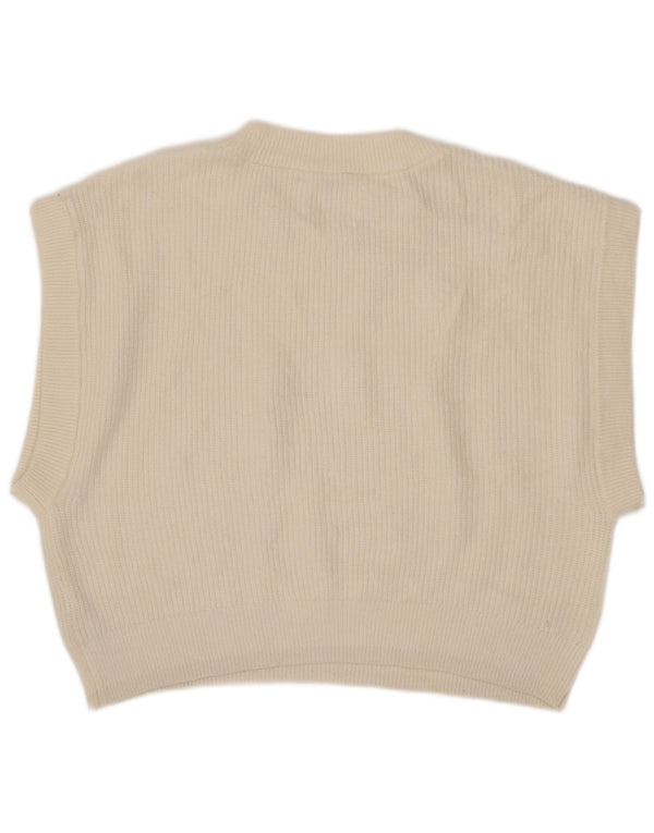 Zara Girls Vest Tank Top 11-12 År Hvid Viscose