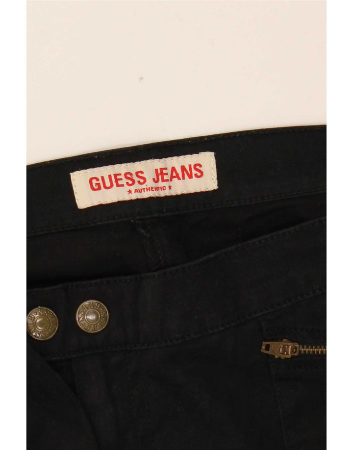 Guess Dame Bootcut Cargo Bukser W31 L32 Sort Bomuld