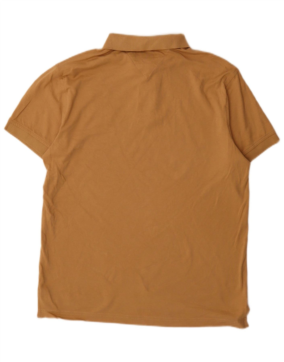 Tommy Hilfiger Herre Regular Fit Polo Shirt Medium Brun Bomuld