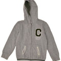 CHAMPION Boys Zip Hoodie Sweater 7-8 Years Small Grey Cotton | Vintage Champion | Thrift | Second-Hand Champion | Used Clothing | Messina Hembry 