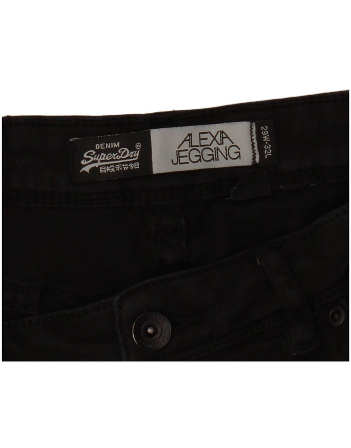 SUPERDRY Herre Alexia Jegging Jeans W29 L32 Sort
