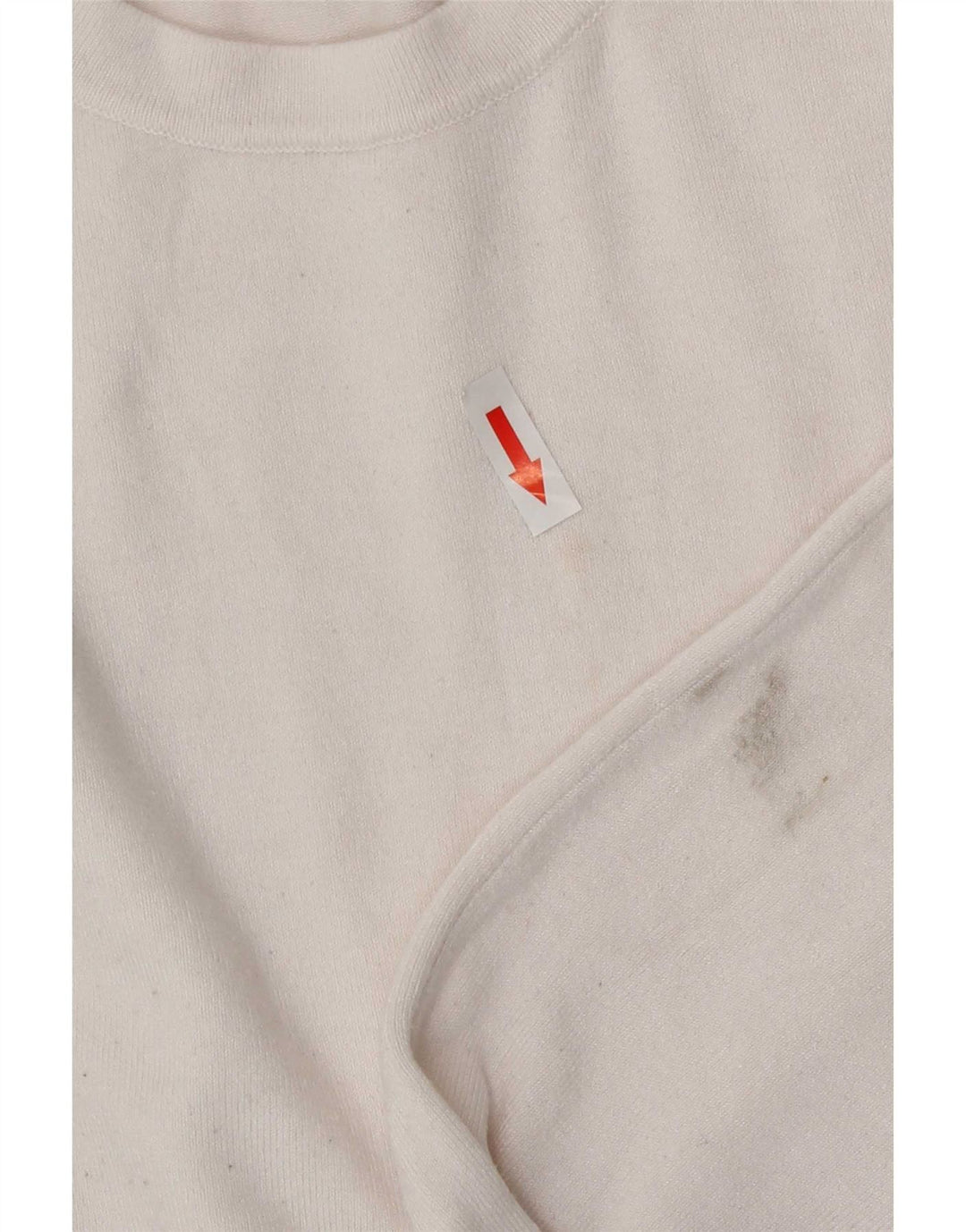 Zara Dame Jumper Sweater UK 14 Stor Hvid