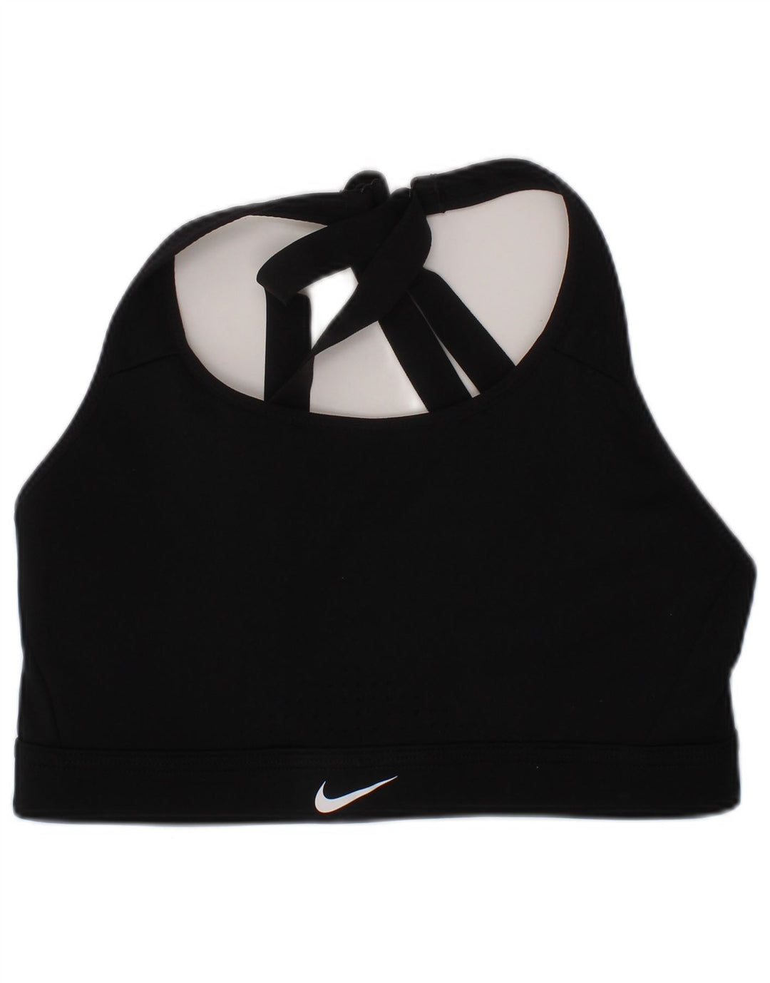 NIKE Womens Sport Bra Vest Top Small Black