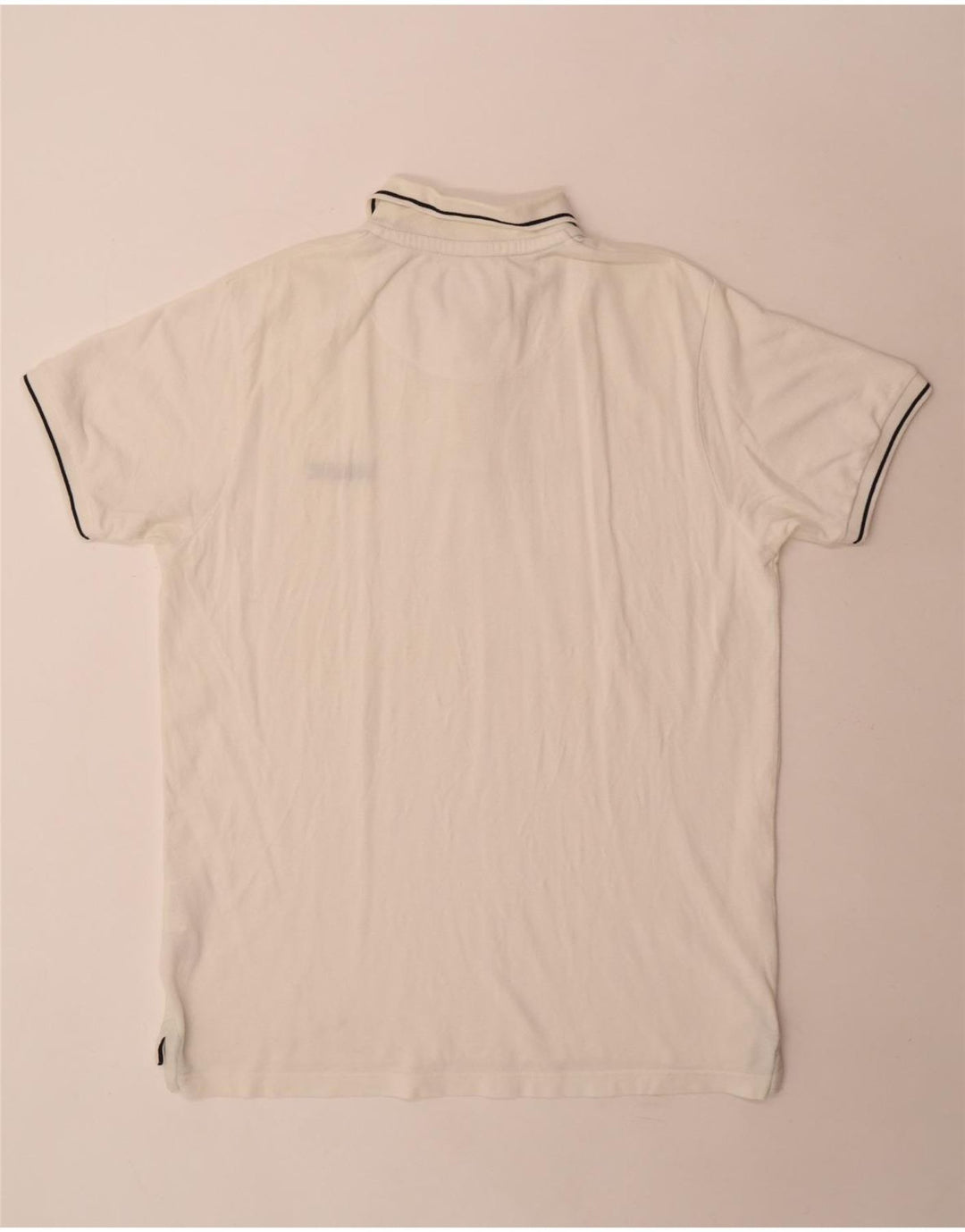Woolrich herre poloshirt XL hvid bomuld
