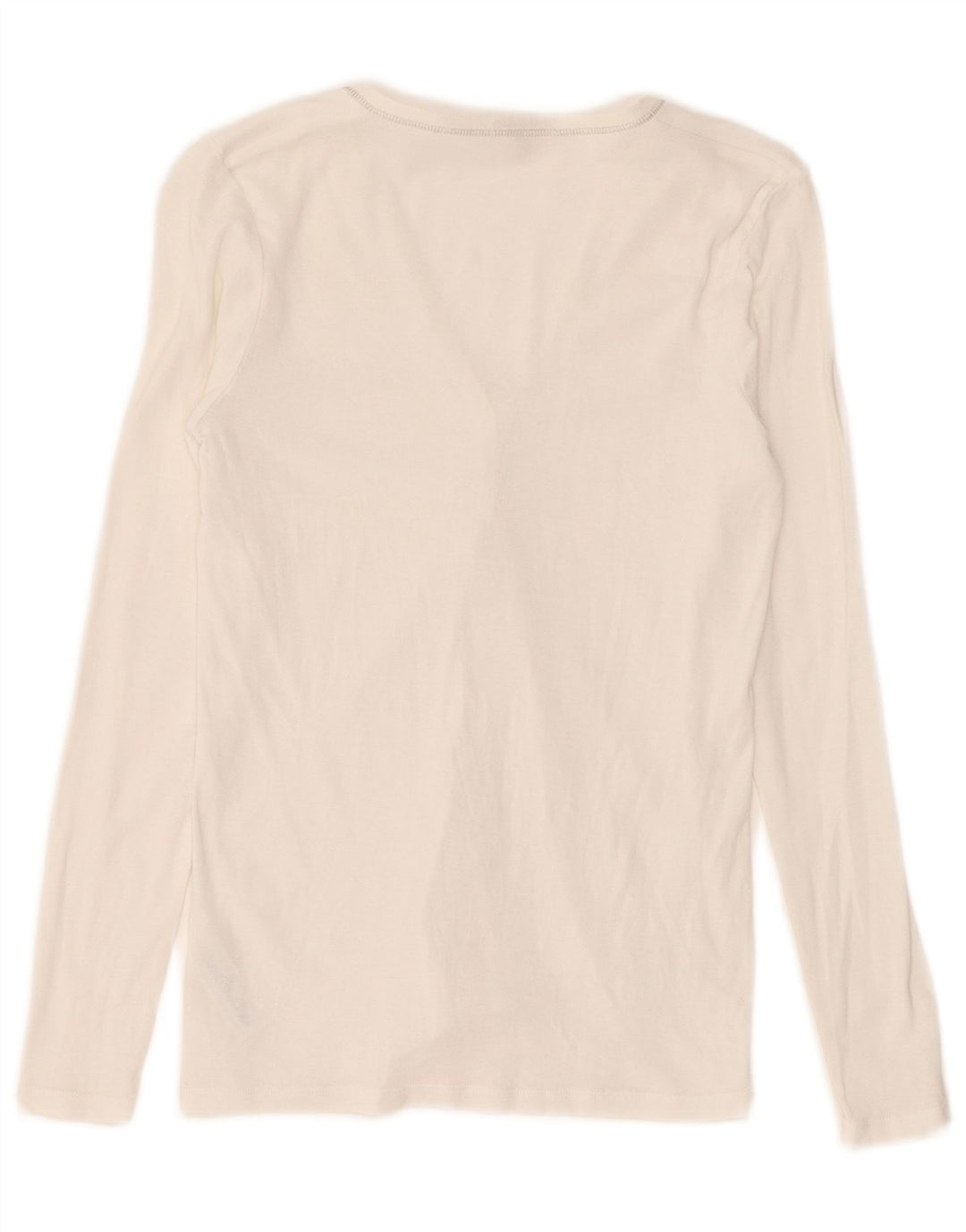 Massimo Dutti Dame Cardigan Top UK 8 Small White Bomuld