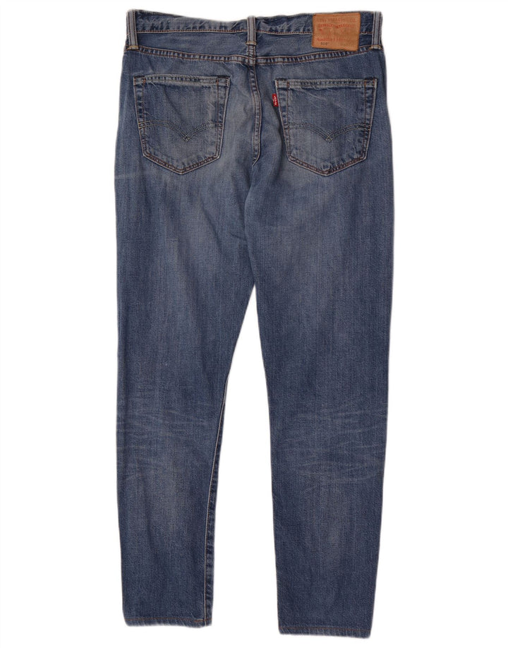 Levi's Herre 508 Regular Tapered Jeans W30 L28 Blue Cotton