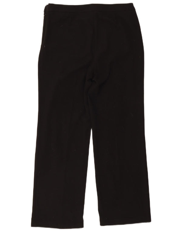 Marks & Spencer Kvinder Casual Bukser med brede ben UK 14 Large W32 L30 Sort
