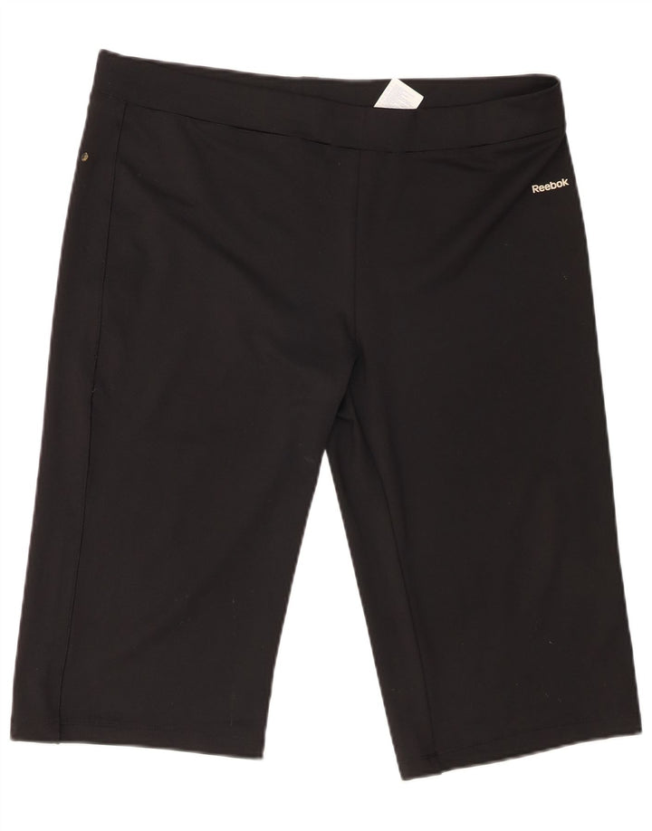 Nike Bermuda sportsshorts til kvinder UK 18 XL sort polyester