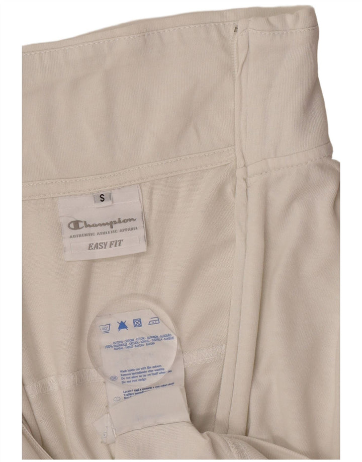 Champion Womens Easy Fit træningsdragt Topjakke UK 10 Small White Bomuld