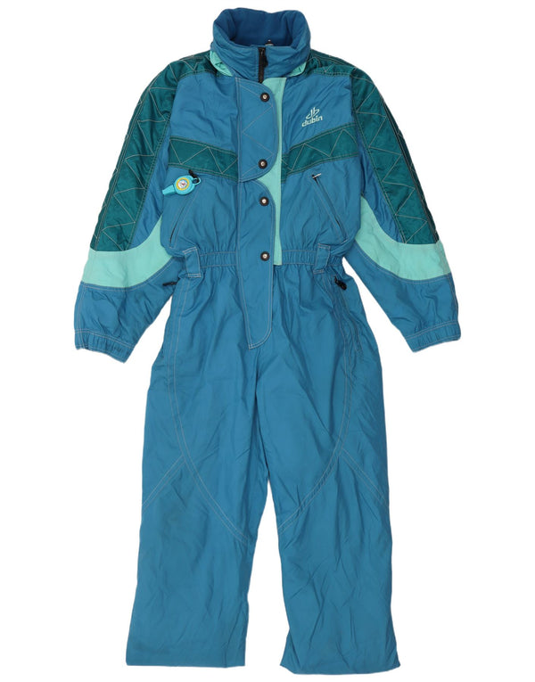 Dubin Ski Jumpsuit med hætte til mænd IT 50 Medium Blue Colourblock Polyester