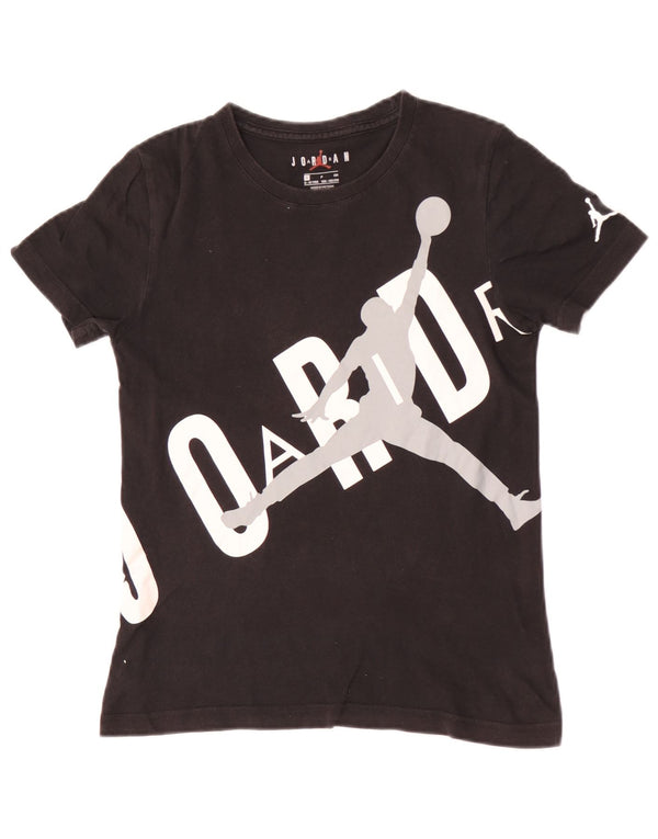 Jordan Boys Grafisk T-Shirt Top 8-9 år Lille Sort
