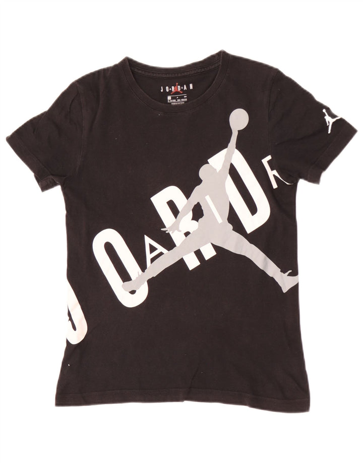 Jordan Boys Grafisk T-Shirt Top 8-9 år Lille Sort