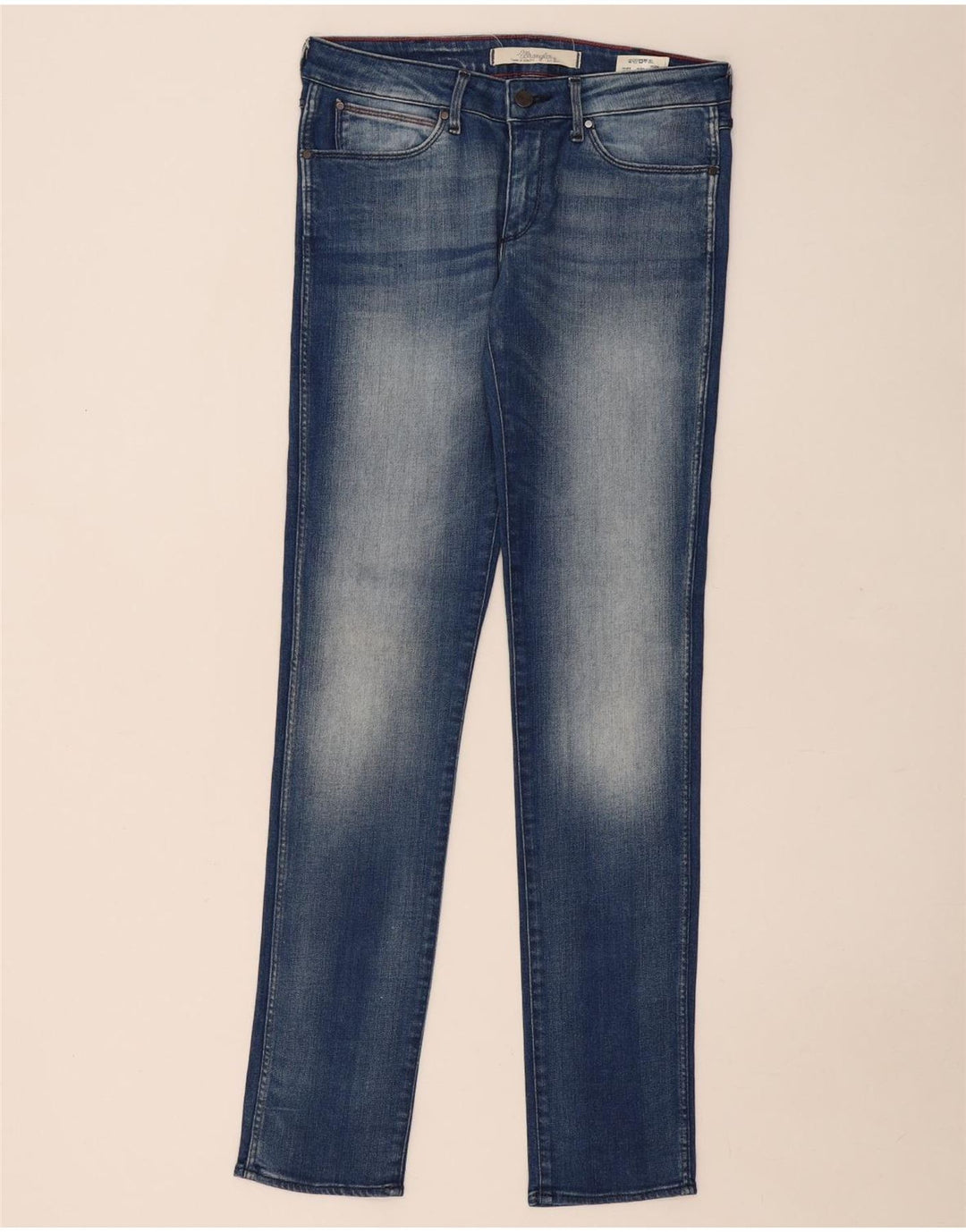 Wrangler Dame Molly Slim Jeans W28 L34 Blå Bomuld