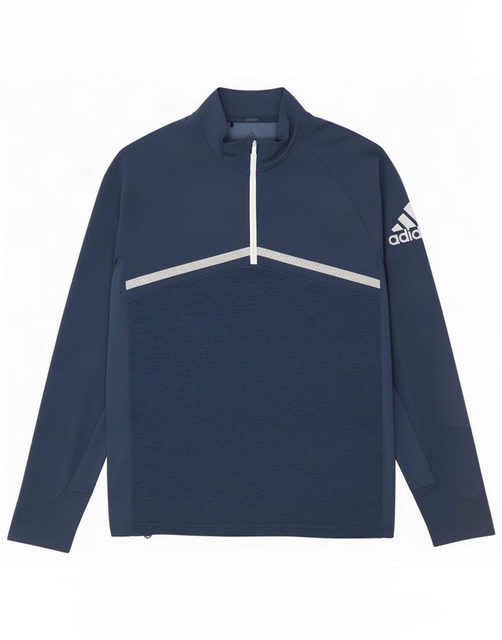 Adidas Graphic Pullover Træningsdragt Top Medium Navy Blue Colourblock