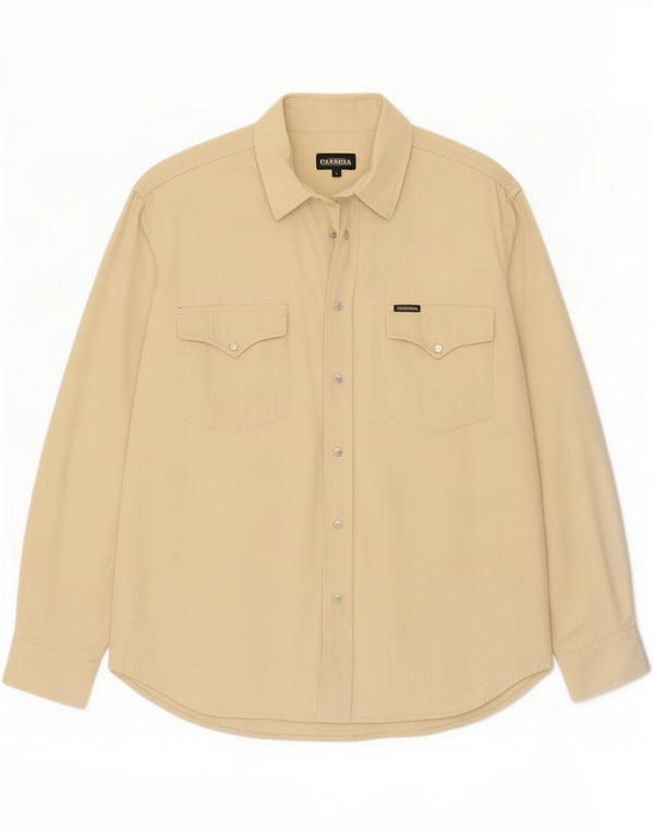 Carrera Herreskjorte Stor Beige Bomuld