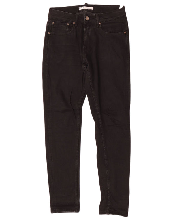 Zara Herre Skinny Jeans EU 38 Small W30 L31 Sort Bomuld