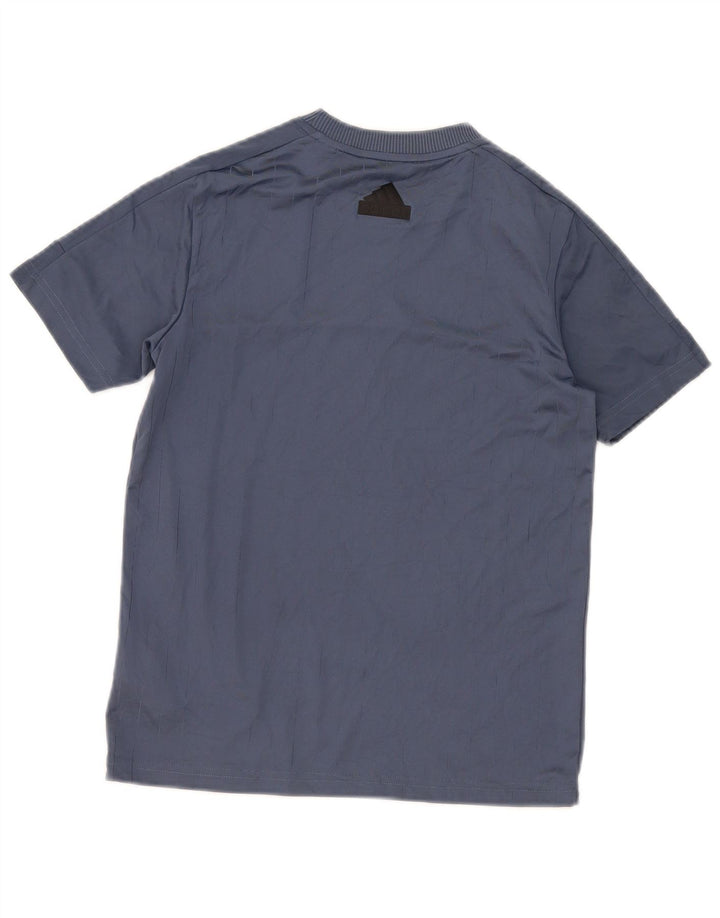 Adidas drenge grafisk t-shirt top 11-12 år marineblå polyester