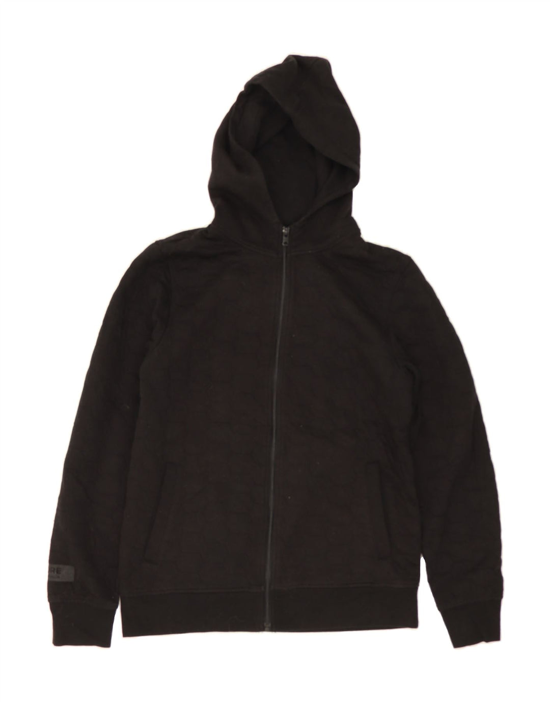 JACK & JONES Mens Zip Hoodie Sweater Medium Black Cotton Vintage Jack & Jones and Second-Hand Jack & Jones from Messina Hembry 
