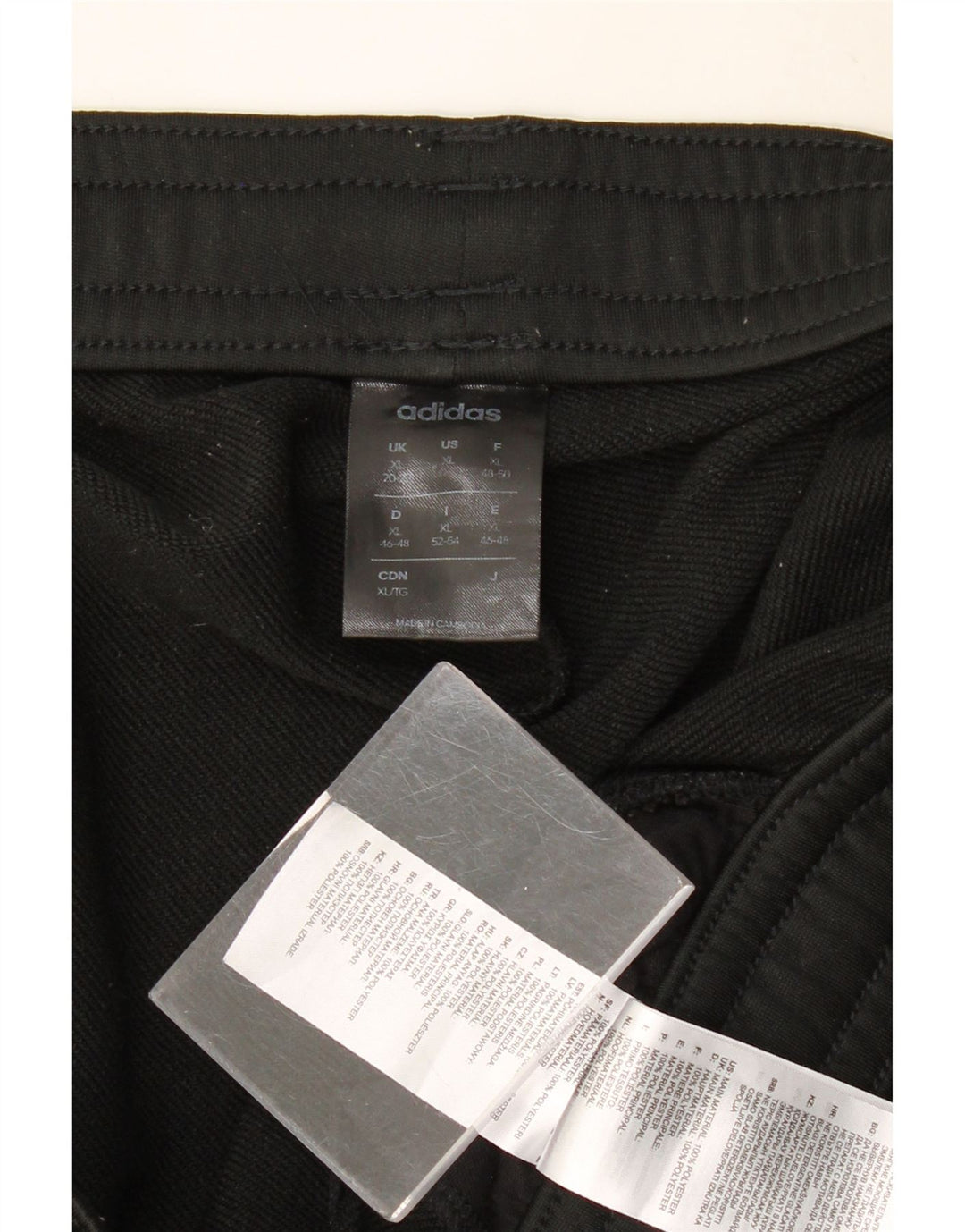 ADIDAS træningsdragt til kvinder Joggers UK 20/22 XL Sort Polyester