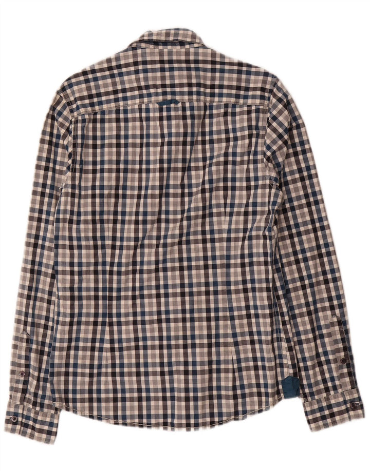 Guess Slim Fit-skjorte til mænd, lille flerfarvet Gingham-bomuld