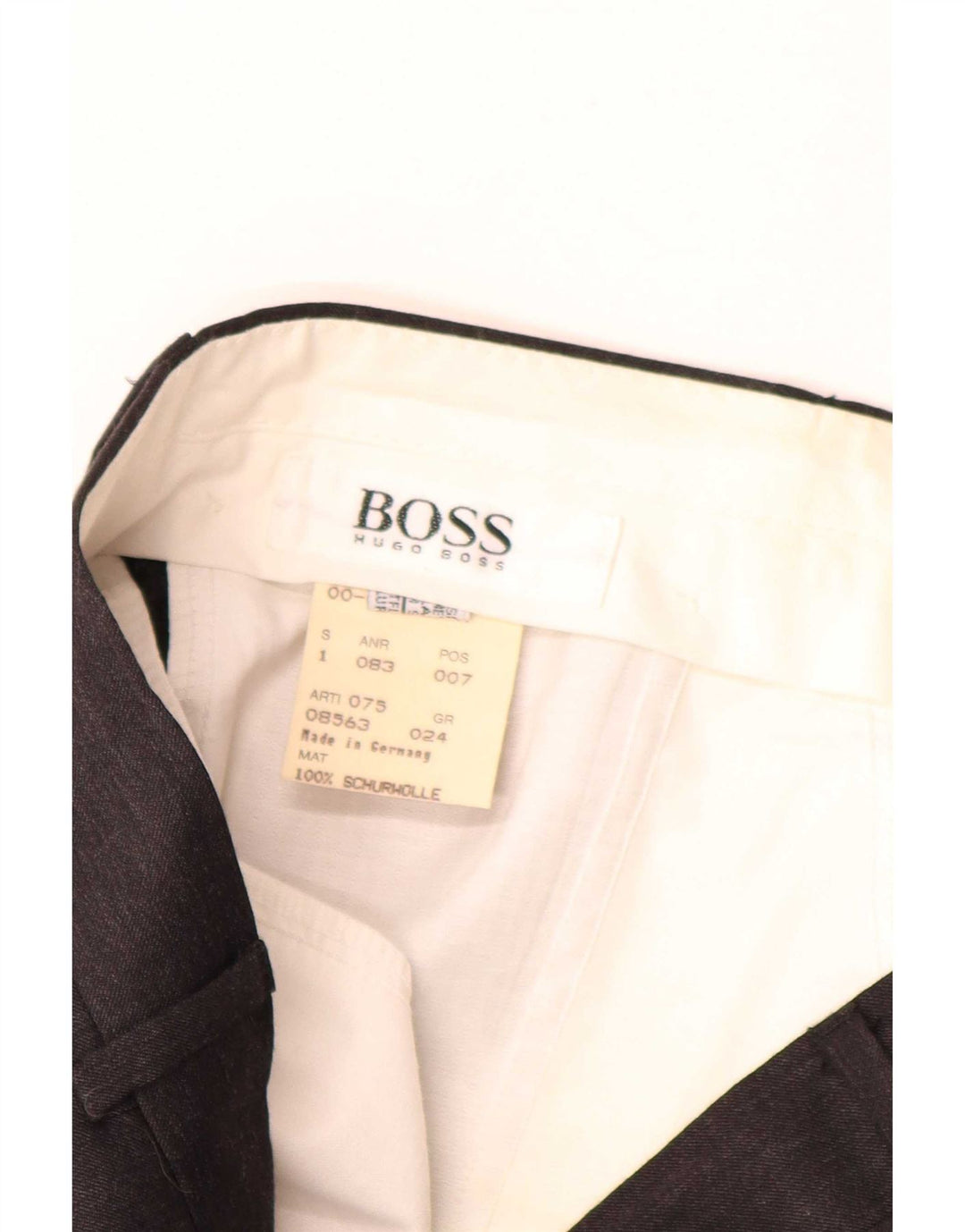 Hugo Boss Herre Pegged Suit Bukser W34 L30 Sort Uld