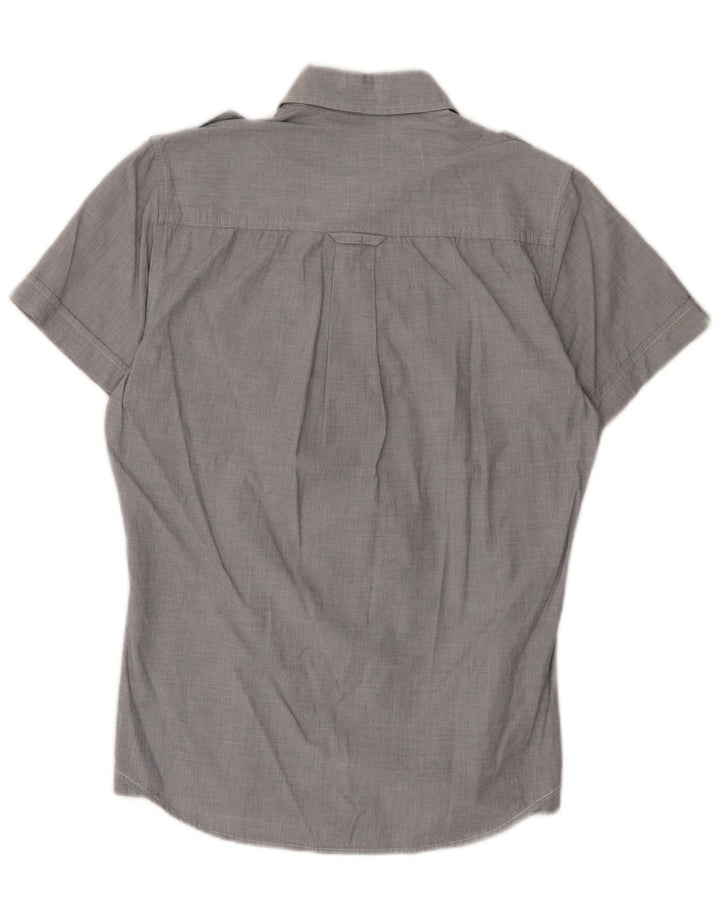 Calvin Klein Herre Kortærmet Military Shirt Medium Grey Bomuld