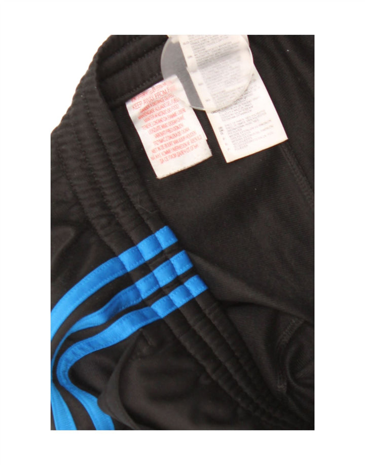 Adidas Drenge Træningsdragt Bukser Joggers 13-14 År Sort Polyester