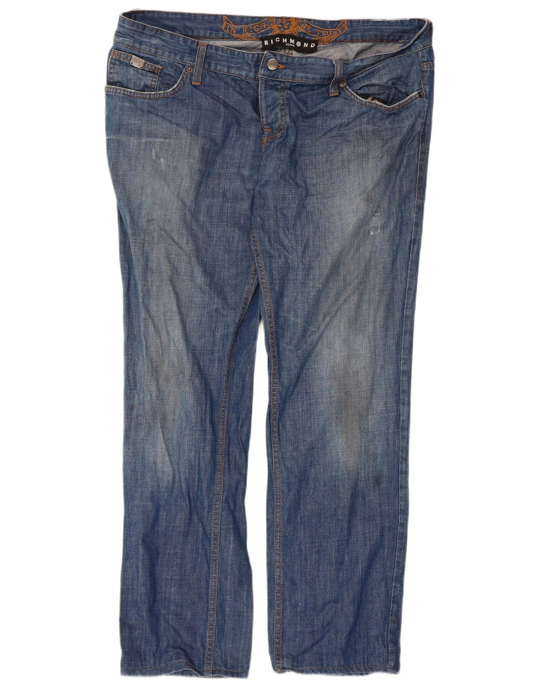 Richmond Straight Jeans til kvinder W40 L30 Blå