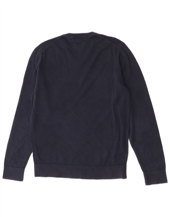 Tommy Hilfiger Herre V-hals sweater Medium Marineblå Bomuld