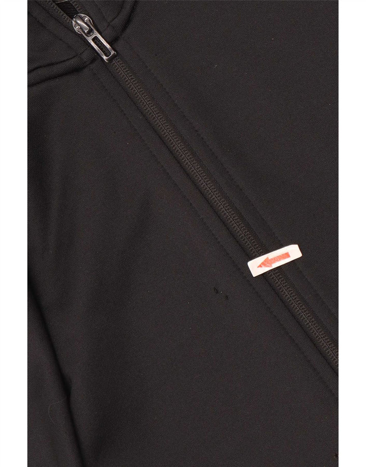 Adidas Hættetrøje med lynlås til mænd 2XL Sort Polyester