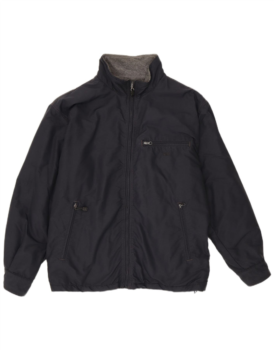 Think Pink Herre Bomber Windbreaker Jacket UK 42 XL Navy Blue