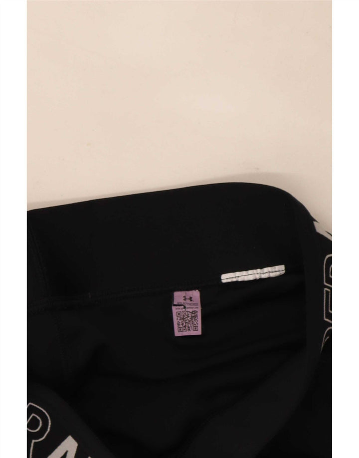 Under Armour Kvinders Grafiske Capri Leggings UK 8 Small Black