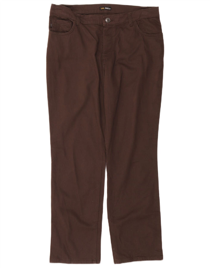 Lee Dame Classic Fit Lige Casual Bukser W34 L29 Brun