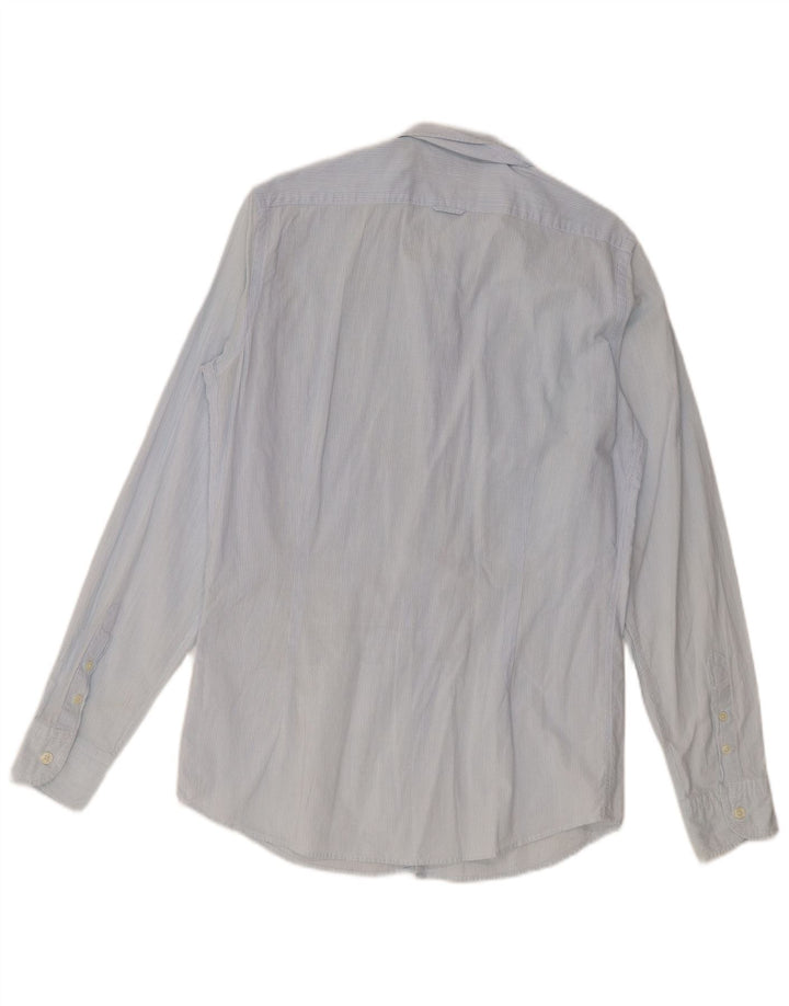 Massimo Dutti herreskjorte lille blå nålestribe