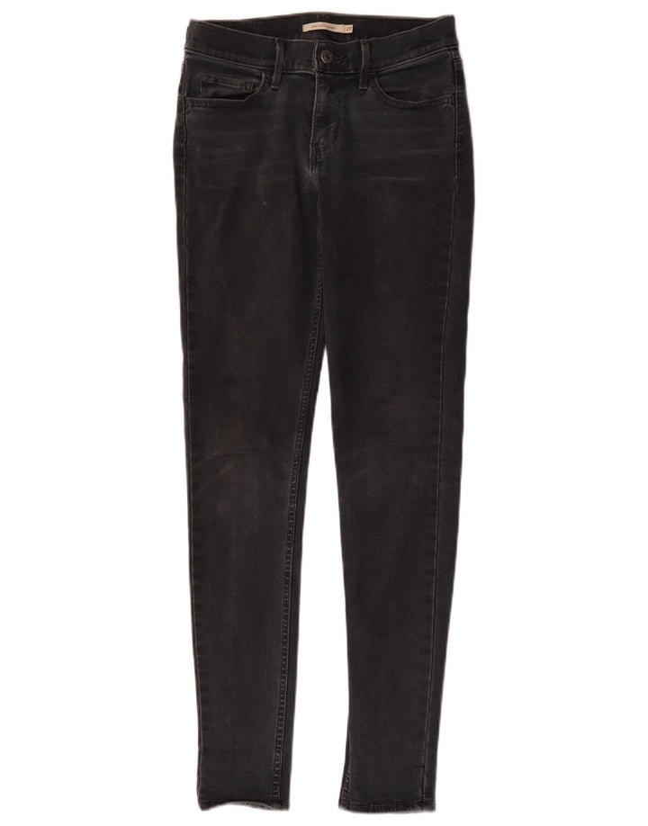 Levi's Dame 710 Super Skinny Jeans W27 L30 Grå