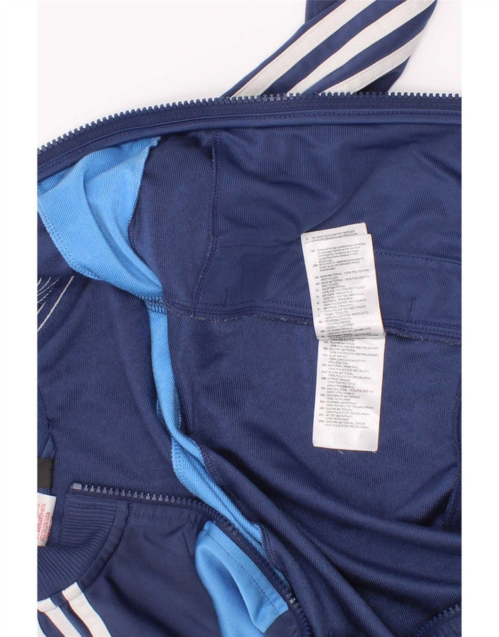 Adidas Træningsdragt Topjakke til drenge 5-6 år Navy Blue Colourblock Polyester