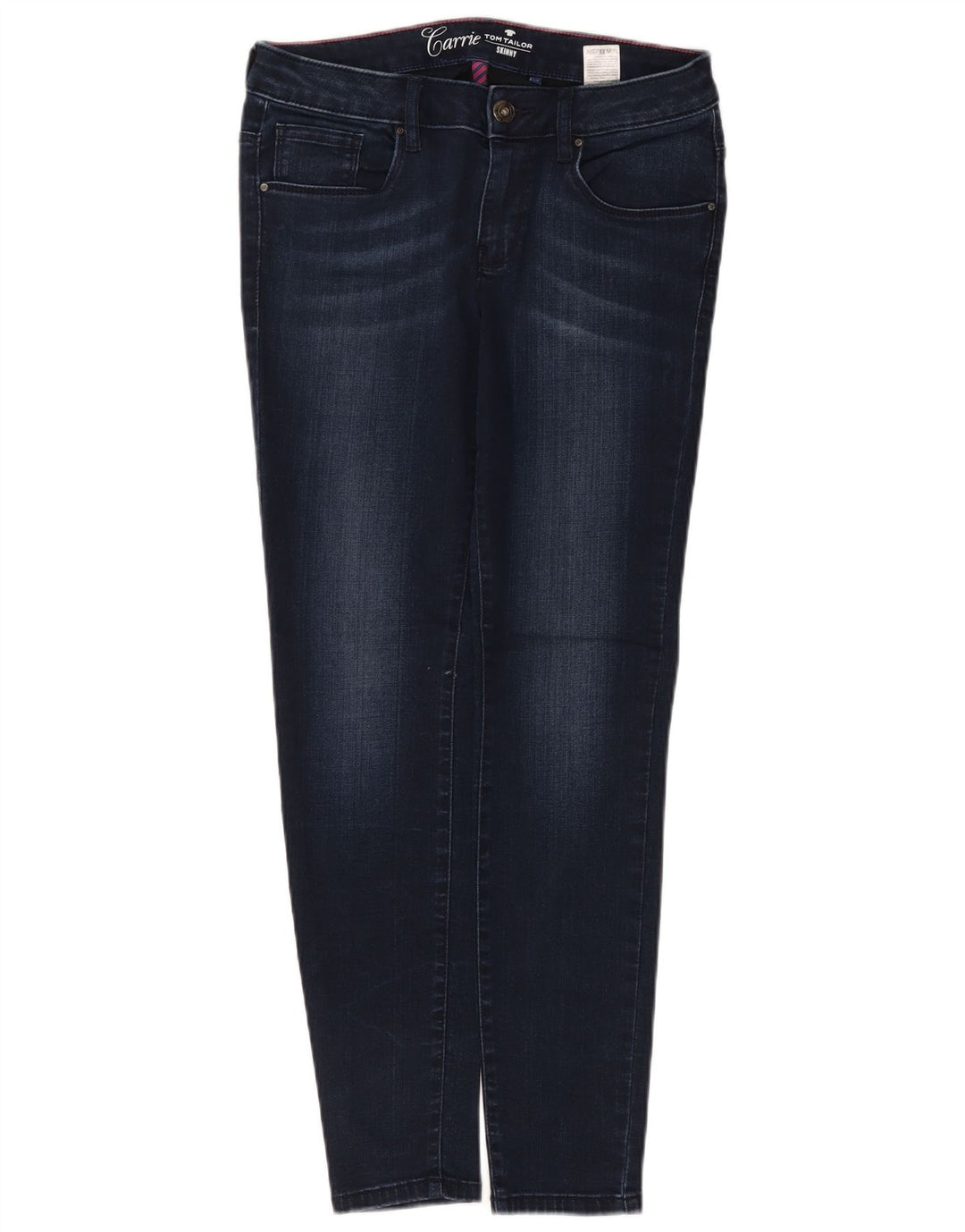 Tom Tailor Dame Skinny Jeans W30 L30 Marineblå Lyocell