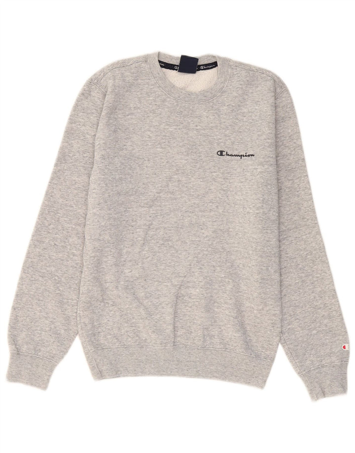 CHAMPION Sweatshirt til mænd XS Grå Flecked Bomuld