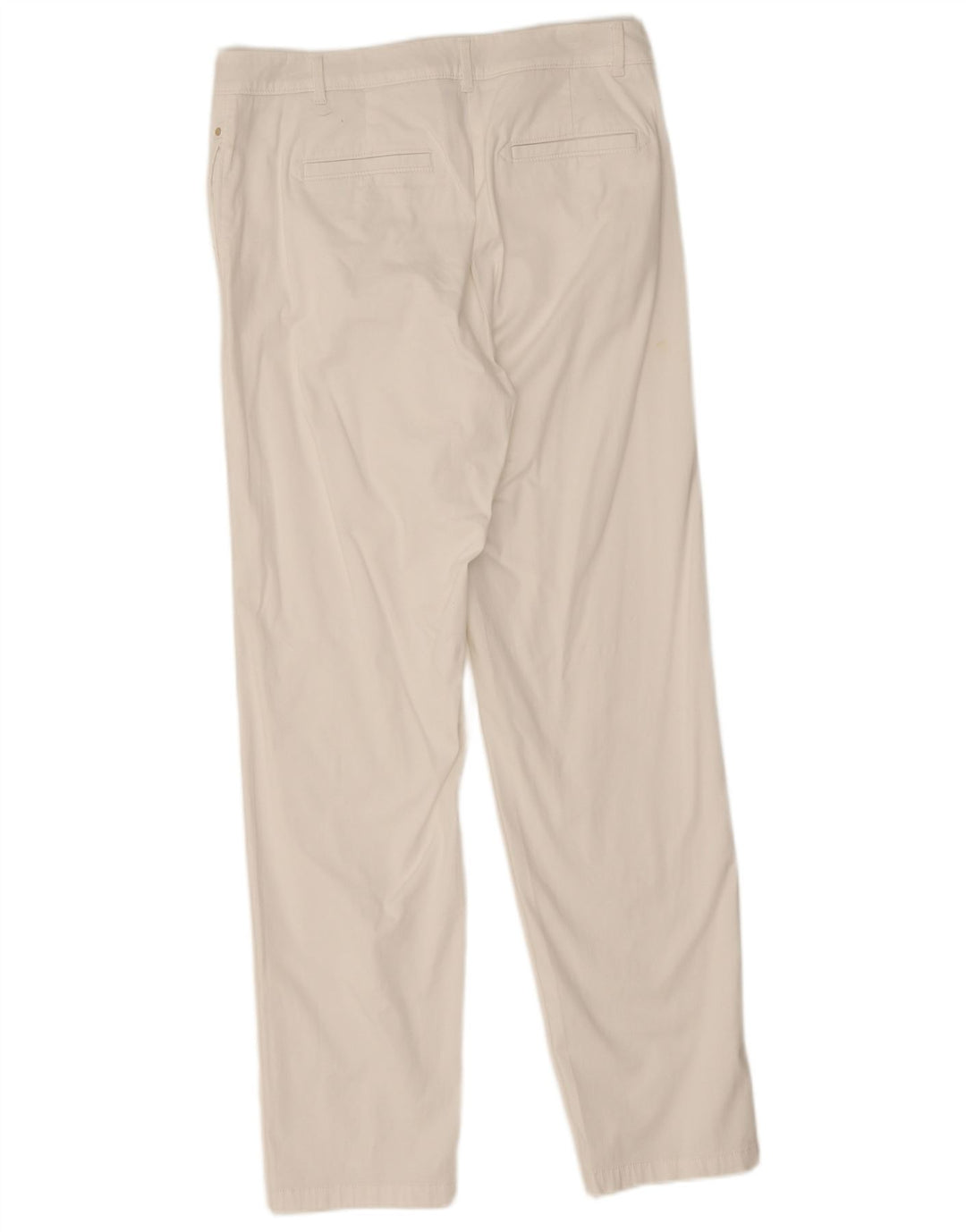 Marks & Spencer Lige Chinobukser til kvinder UK 12 Medium W32 L30 Hvid