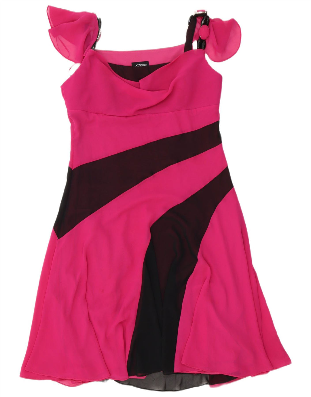 Gattinoni Dame A-Line Kjole IT 48 XL Pink Colourblock Polyester