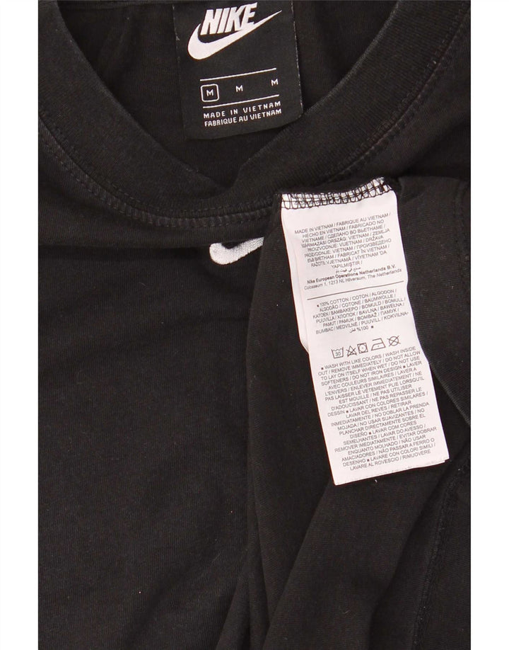 Nike T-shirt top mellem sort bomuld til mænd