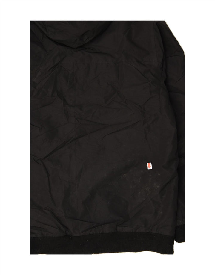 MOUNTAIN WAREHOUSE Mens Hooded Windbreaker Jacket UK 38 Medium Black Vintage Mountain Warehouse and Second-Hand Mountain Warehouse from Messina Hembry 