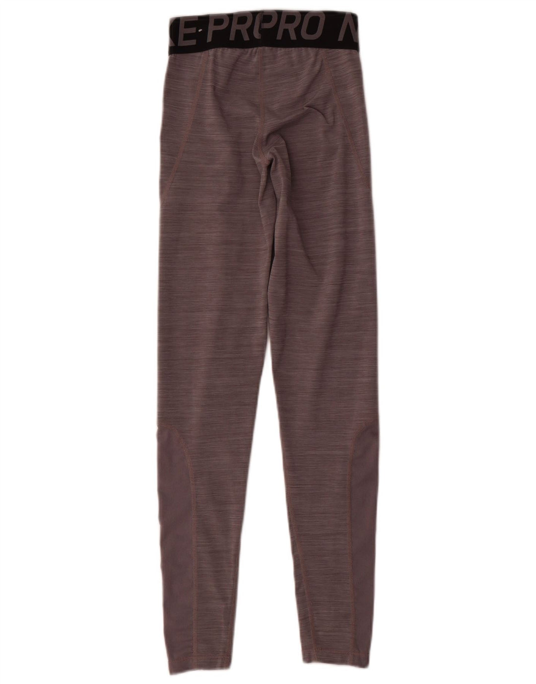 Nike Dame Dri Fit Grafiske Leggings UK 4 XS Grå Colourblock Polyester
