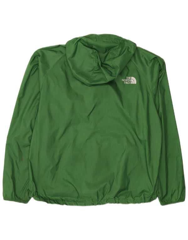 The North Face Herre Regular Fit Hooded Rain Jacket UK 38 Medium Green Nylon