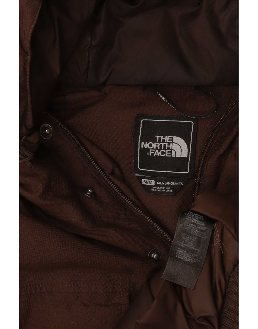 The North Face Herre Hooded Windbreaker Jacket UK 38 Medium Brun Nylon