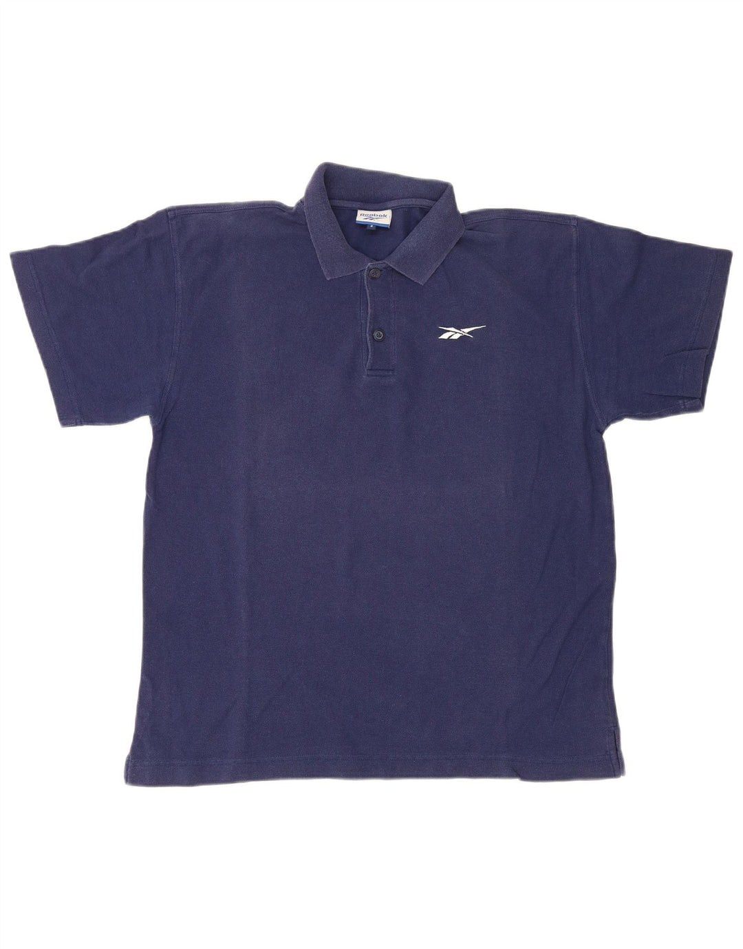 Reebok herre poloshirt Medium marineblå bomuld