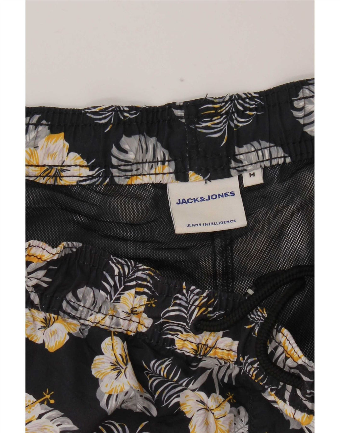 Jack & Jones Badeshorts til mænd Medium Navy Blue Floral Polyester