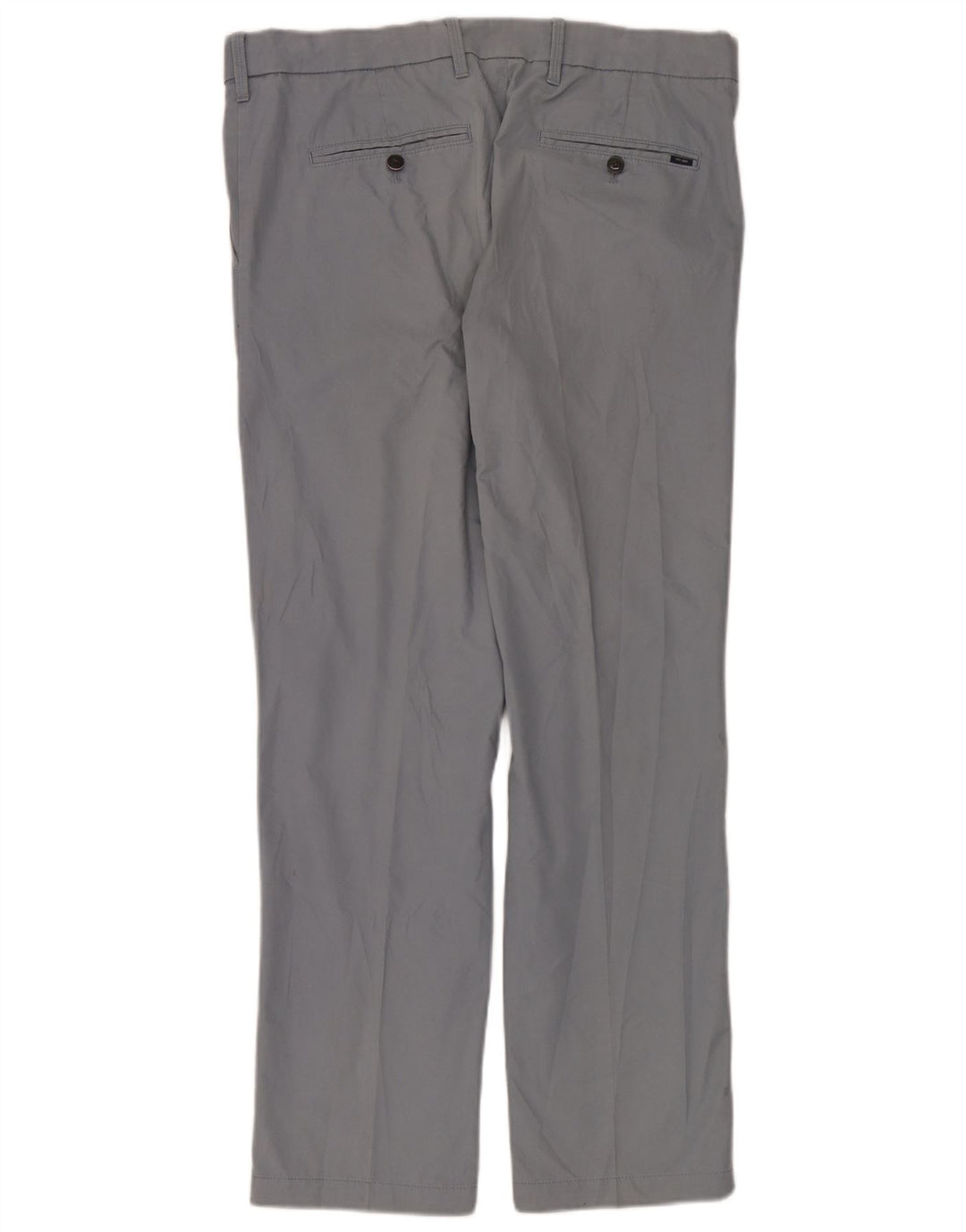 Marks & Spencer Herre Regular Fit Suit Bukser W36 L31 Blå bomuld
