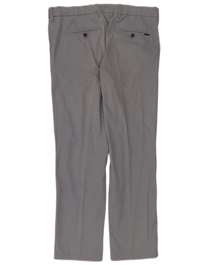 Marks & Spencer Herre Regular Fit Suit Bukser W36 L31 Blå bomuld