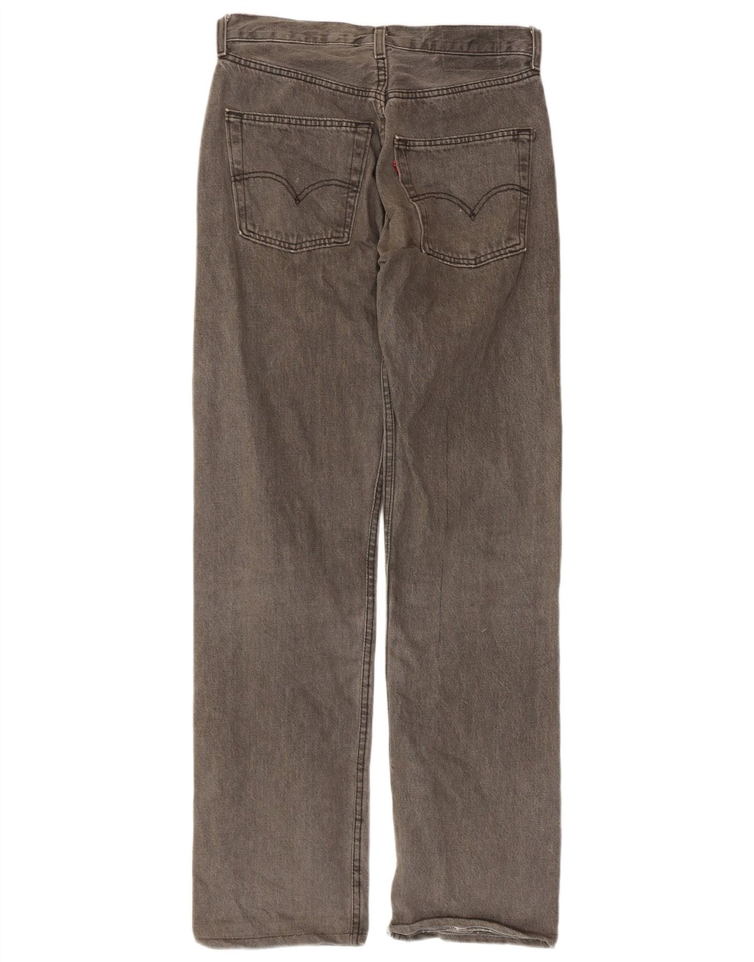 Levi's Straight Jeans til mænd W30 L34 Grå bomuld